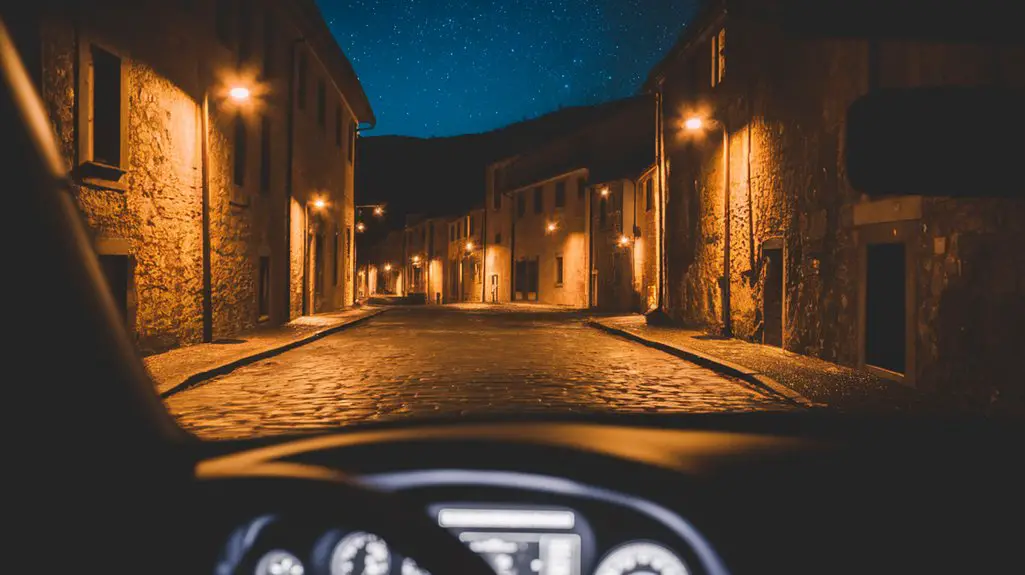 navigating alloa at night