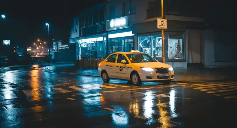 nighttime taxi convenience alloa